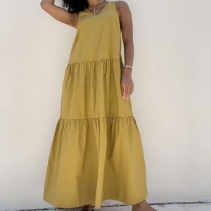 Target Who What Wear dress, Size Sm, gold